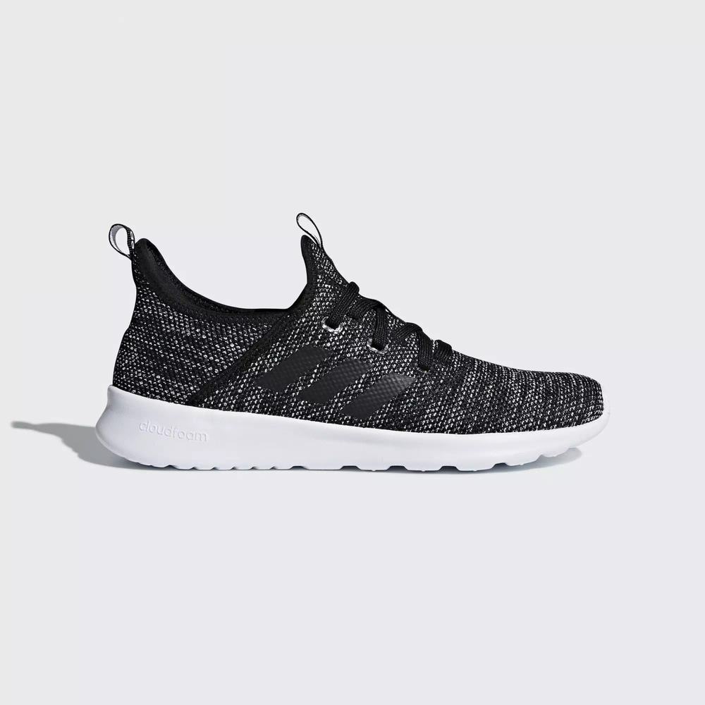 Adidas Cloudfoam Pure Tenis Negros Para Mujer (MX-32605)